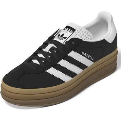 Buty Adidas Gazelle Bold z Zamszu - Czarny i Biały - Buty Buty Adidas Gazelle Bold z Zamszu - Czarny i Biały - Buty