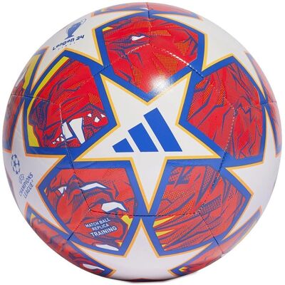 Ballon d'entraînement UEFA Champions League adidas blanc - Football - Publicité Ballon d'entraînement UEFA Champions League adidas blanc - Football - Publicité