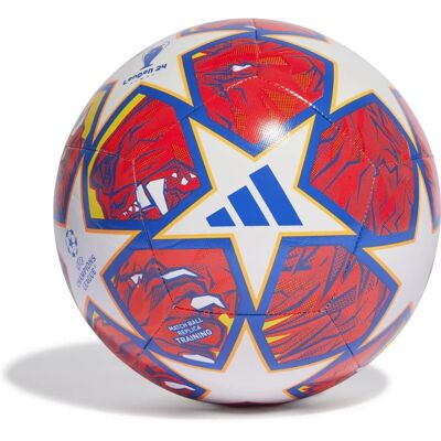 Piłka nożna adidas UCL Biała/Niebieska/Pomarańczowa - Trening Piłka nożna adidas UCL Biała/Niebieska/Pomarańczowa - Trening