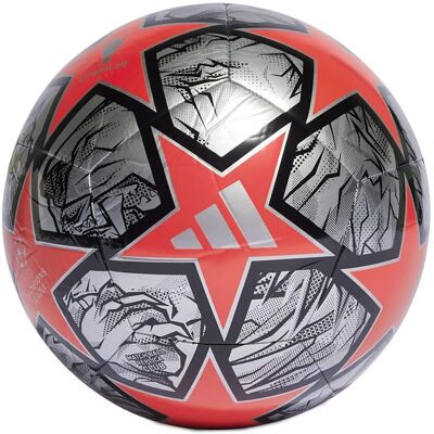 Ballon adidas UCL Club 23/24 Knockout Argent/Rouge - Publicité Ballon adidas UCL Club 23/24 Knockout Argent/Rouge - Publicité