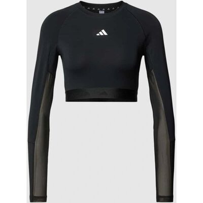 adidas Hyperglam Modell - Schwarzes Langarmshirt adidas Hyperglam Modell - Schwarzes Langarmshirt