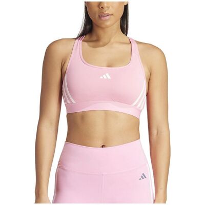Adidas Powerreact 3 Rosa M / AB Kvinde - Sport-BH Adidas Powerreact 3 Rosa M / AB Kvinde - Sport-BH