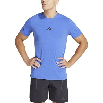 adidas Blå Slim Fit Tränings-T-shirt - T-Shirt adidas Blå Slim Fit Tränings-T-shirt - T-Shirt