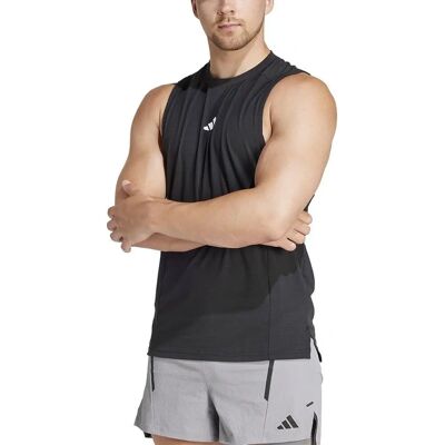 adidas D4T TANK Czarny - Top treningowy adidas D4T TANK Czarny - Top treningowy