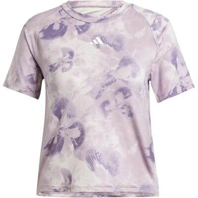adidas Train Essentials AOP Flower Tie-Dye T-Shirt - Damen - Lila adidas Train Essentials AOP Flower Tie-Dye T-Shirt - Damen - Lila