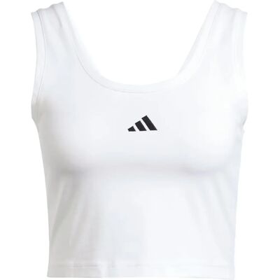adidas Essential Small Logo Baumwoll Tank Top - Weiß - Tank Top adidas Essential Small Logo Baumwoll Tank Top - Weiß - Tank Top