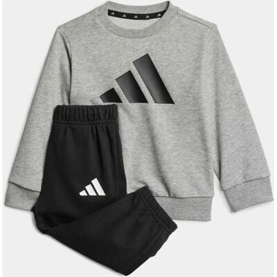 Adidas Sportswear I BL FT JOG 240 Grau Kinder - Trainingsanzug Adidas Sportswear I BL FT JOG 240 Grau Kinder - Trainingsanzug