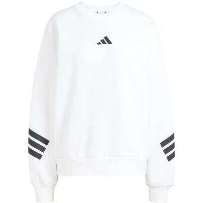 adidas Weiß Sportlich Sweatshirt - Pullover adidas Weiß Sportlich Sweatshirt - Pullover