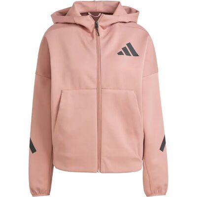 adidas Z.N.E. Bluza z Pełnym Zamkiem - Pomarańczowa - Bluza adidas Z.N.E. Bluza z Pełnym Zamkiem - Pomarańczowa - Bluza