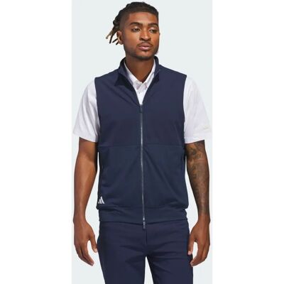 adidas Ultimate365 Tour Full-Zip Golfvest - Blå adidas Ultimate365 Tour Full-Zip Golfvest - Blå