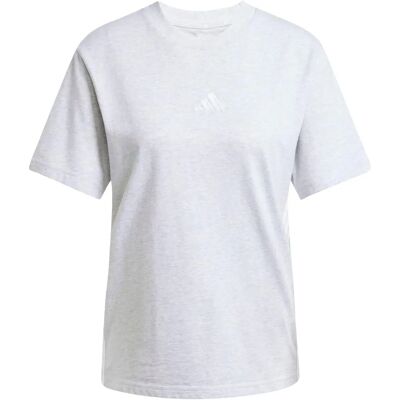 adidas 3-Stripes bomulds T-shirt - Kvinde - Grå adidas 3-Stripes bomulds T-shirt - Kvinde - Grå