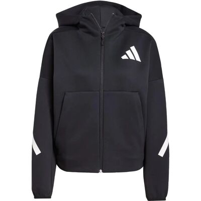 adidas Z.N.E. Hoodie met Rits - Zwart - Dames - Sportief adidas Z.N.E. Hoodie met Rits - Zwart - Dames - Sportief