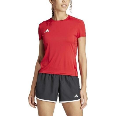 Adidas Adizero Laufshirt - Damen, Rot, Performance Adidas Adizero Laufshirt - Damen, Rot, Performance
