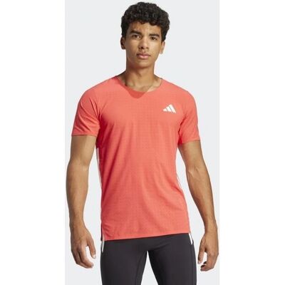 adidas Adizero löpar-T-shirt - Röd - Lätt, Andningsbar, Återvunnen adidas Adizero löpar-T-shirt - Röd - Lätt, Andningsbar, Återvunnen