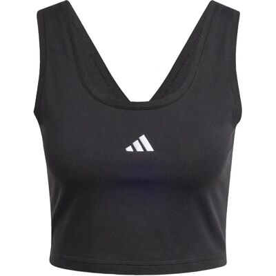 adidas Kleine Logo Katoenen Tanktop - Zwart - Tanktop adidas Kleine Logo Katoenen Tanktop - Zwart - Tanktop