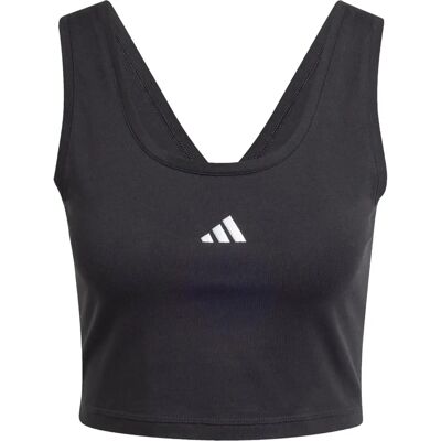 adidas Essentials Small Logo Baumwoll-Lifestyle-Top - Schwarz adidas Essentials Small Logo Baumwoll-Lifestyle-Top - Schwarz