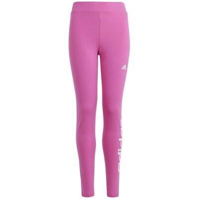 Leggings en coton à logo linéaire Essentials pour enfants - Rose - Publicité Leggings en coton à logo linéaire Essentials pour enfants - Rose - Publicité