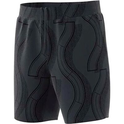 Adidas Herren Tennisshorts Club Tennis Graphic - schwarz/grafit L Adidas Herren Tennisshorts Club Tennis Graphic - schwarz/grafit L