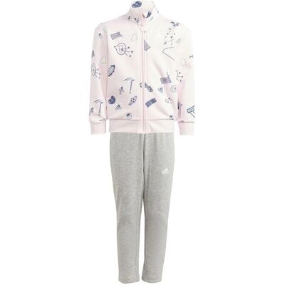 Uniseks Kinder Trainingspak Adidas - Roze & Grijs - 6-7 Jaar Uniseks Kinder Trainingspak Adidas - Roze & Grijs - 6-7 Jaar