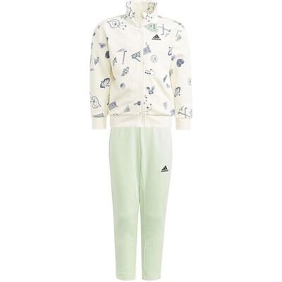 adidas Performance Sweatset - LK BLUV TS - Wit/Groen - Unisex adidas Performance Sweatset - LK BLUV TS - Wit/Groen - Unisex