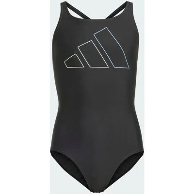 Μαγιό adidas Performance Big Bars για παιδιά - Μαύρο Μαγιό adidas Performance Big Bars για παιδιά - Μαύρο