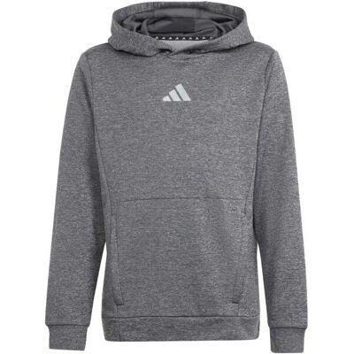Hanorac cu glugă pentru copii adidas - Training AEROREADY Heather - Negru Hanorac cu glugă pentru copii adidas - Training AEROREADY Heather - Negru