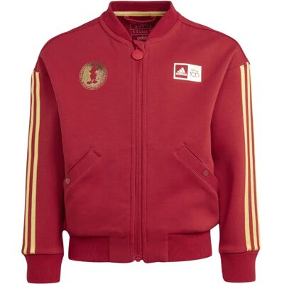 Cardigan Performance adidas Rosso/Oro Disney - Manica lunga, Cotone riciclato Cardigan Performance adidas Rosso/Oro Disney - Manica lunga, Cotone riciclato