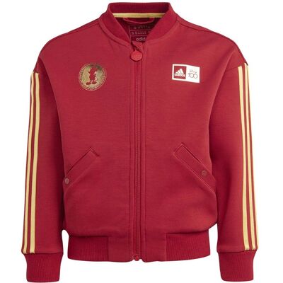 Cardigan adidas Performance Rouge/Or Disney - 5 Ans - Publicité Cardigan adidas Performance Rouge/Or Disney - 5 Ans - Publicité