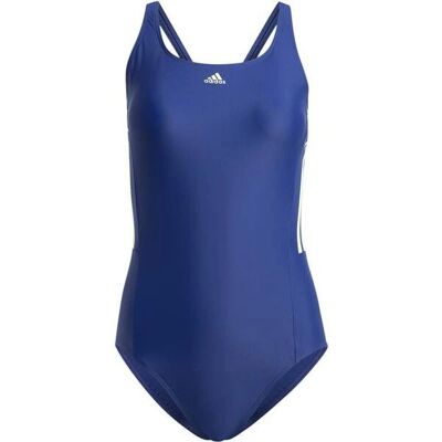 Strój kąpielowy Adidas Mid 3-stripes - (IT6292) granatowy / zielony błysk Strój kąpielowy Adidas Mid 3-stripes - (IT6292) granatowy / zielony błysk