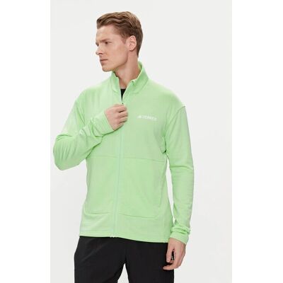 Geacă adidas Terrex Multi Light Fleece Verde - Ușoară, Respirabilă, Recycleată Geacă adidas Terrex Multi Light Fleece Verde - Ușoară, Respirabilă, Recycleată