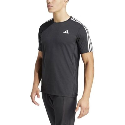 adidas Own The Run 3-ρίγες Μαύρο T-Shirt - T-Shirt adidas Own The Run 3-ρίγες Μαύρο T-Shirt - T-Shirt