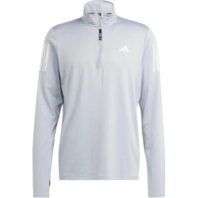 adidas Own The Run Half-Zip Jacket - Silver - Running adidas Own The Run Half-Zip Jacket - Silver - Running