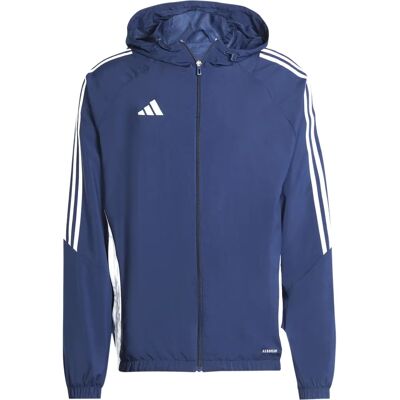 Veste coupe-vent adidas Tiro 24 - Bleu - Entraînement football - Publicité Veste coupe-vent adidas Tiro 24 - Bleu - Entraînement football - Publicité