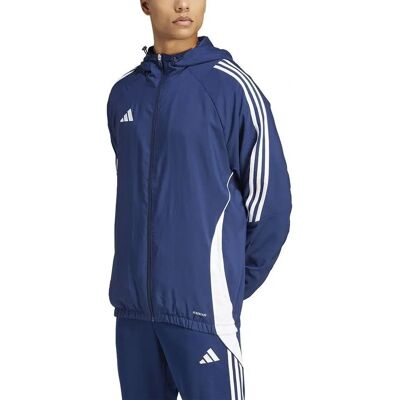 Adidas Tiro 24 Navy Blue Windbreaker - Jacket Adidas Tiro 24 Navy Blue Windbreaker - Jacket