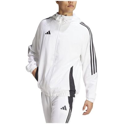 adidas Tiro 24 IM8808 Windbreaker - Alle jaar voetbal - Wit adidas Tiro 24 IM8808 Windbreaker - Alle jaar voetbal - Wit