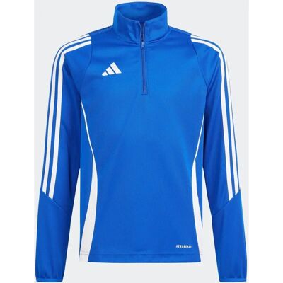 Adidas Tiro 24 Kinder Sweatshirt - Trainingstop Blau Adidas Tiro 24 Kinder Sweatshirt - Trainingstop Blau