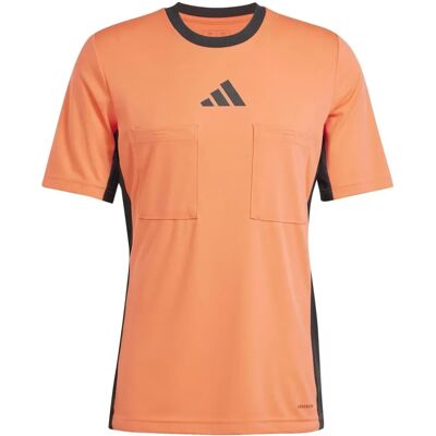 Maillot d'Arbitre Adidas 24 - Coupe Slim, Absorbe l'Humidité, Orange - Publicité Maillot d'Arbitre Adidas 24 - Coupe Slim, Absorbe l'Humidité, Orange - Publicité