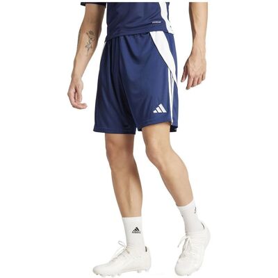 Shorts d’entraînement adidas Tiro 24 - Bleu - Technologie AEROREADY - Matériaux recyclés - Support - Taille élastique - Publicité Shorts d’entraînement adidas Tiro 24 - Bleu - Technologie AEROREADY - Matériaux recyclés - Support - Taille élastique - Publicité