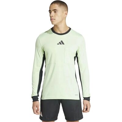 Maillot Arbitre 24 Adidas - Manches longues - Vert - Slim Fit - Publicité Maillot Arbitre 24 Adidas - Manches longues - Vert - Slim Fit - Publicité