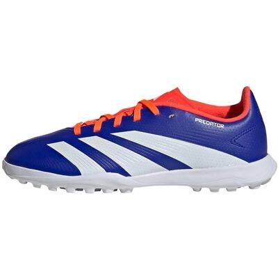 Buty do piłki nożnej adidas Predator League Junior na sztuczną trawę - unisex - Niebieskie - Rozmiar 5.5 Buty do piłki nożnej adidas Predator League Junior na sztuczną trawę - unisex - Niebieskie - Rozmiar 5.5
