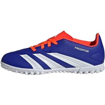 adidas Dziecięce Predator Club Buty na Trawę Niebieskie adidas Dziecięce Predator Club Buty na Trawę Niebieskie
