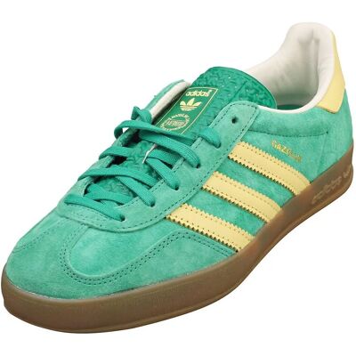 adidas Gazelle Indoor Chaussures Vert Jaune - Baskets - Publicité adidas Gazelle Indoor Chaussures Vert Jaune - Baskets - Publicité