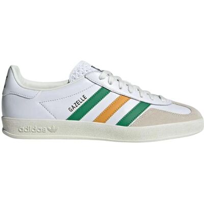 adidas Originals Gazelle Indoor Ftw White/Preloved Yellow/Core Black - Baskets - Publicité adidas Originals Gazelle Indoor Ftw White/Preloved Yellow/Core Black - Baskets - Publicité