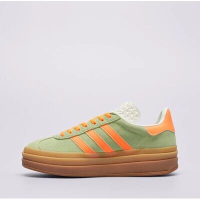adidas Gazelle Bold Kvinders Mode Sneakers i Grøn Orange adidas Gazelle Bold Kvinders Mode Sneakers i Grøn Orange