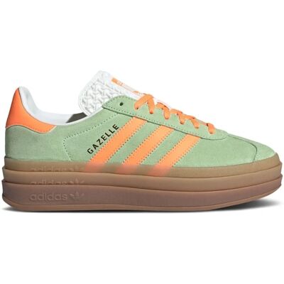 adidas Gazelle Bold Kvinders Træningssko - Grøn Orange - 7 UK adidas Gazelle Bold Kvinders Træningssko - Grøn Orange - 7 UK