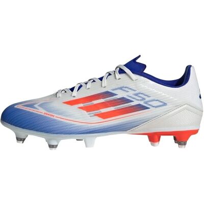 Chaussures de football adidas F50 League Blanc/Rouge/Bleu pour terrain souple - Homme - Publicité Chaussures de football adidas F50 League Blanc/Rouge/Bleu pour terrain souple - Homme - Publicité