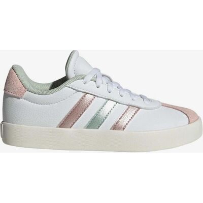 Baskets ADIDAS VL Court 3.0 - Blanc/Rose - Chaussures - Publicité Baskets ADIDAS VL Court 3.0 - Blanc/Rose - Chaussures - Publicité