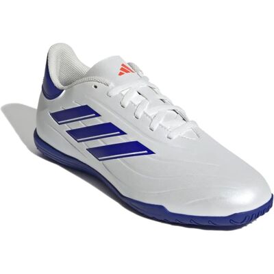Buty do piłki nożnej Adidas Copa Pure 2 Club na hali - Białe/Niebieskie/Czerwone Buty do piłki nożnej Adidas Copa Pure 2 Club na hali - Białe/Niebieskie/Czerwone