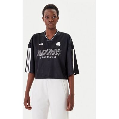Tricou Adidas Croială Lejeră Dublu Tricotat din Bumbac - Tricou Tricou Adidas Croială Lejeră Dublu Tricotat din Bumbac - Tricou