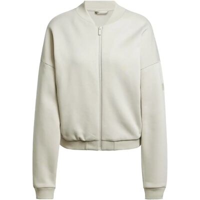 adidas Essential Contemporary Logo Bomber Jacke - Beige - Jacke adidas Essential Contemporary Logo Bomber Jacke - Beige - Jacke
